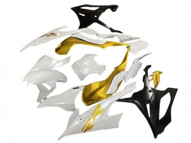 Carenados Moto BMW S1000RR 2019-2022 - Blanco Oro Negro Mate Fábrica
