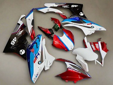 Carenados Moto BMW S1000RR 2019-2022 - Blanco Rojo Azul HP Fábrica