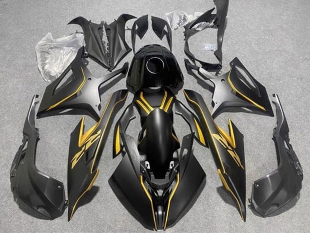 Carenados Moto BMW S1000RR 2019-2022 - Negro Mate Oro Fábrica