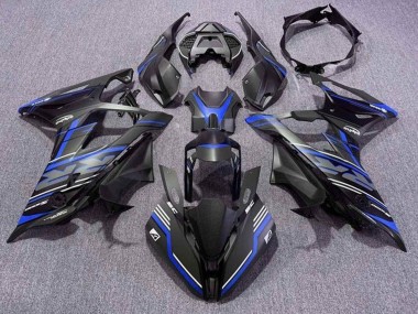 Carenados Moto BMW S1000RR 2019-2022 - Negro Mate Azul Blanco Raya Fábrica