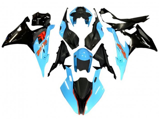 Carenados Moto BMW S1000RR 2019-2022 - Azul Claro Negro Rojo Fábrica