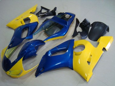 Carenados Moto Yamaha YZF R6 1998-2002 - Amarillo Azul Fábrica
