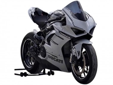 Carenados Moto Ducati Panigale V4 V4S 2018-2019 - Gris Negro Fábrica
