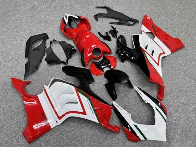 Carenados Moto Ducati Panigale V4 V4S 2020-2021 - Blanco Rojo Negro Brillante Verde Fábrica