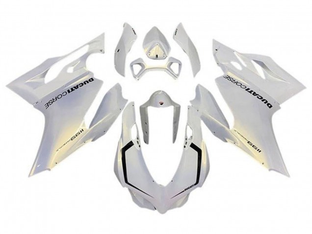 Carenados Moto Ducati Panigale 1199 2011-2014 - Blanco Perla Corse Fábrica