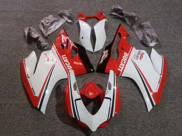 Carenados Moto Ducati Panigale 1199 2011-2014 - Blanco Rojo Verde Negro Brillante Corse Fábrica