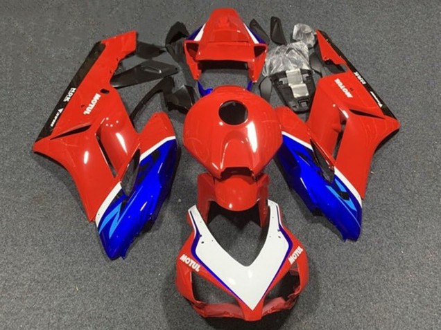 Carenados Moto Honda CBR1000RR 2004-2005 - Blanco Rojo Azul Motul Fábrica