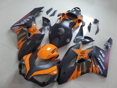Carenados Moto Honda CBR1000RR 2004-2005 - Naranja Negro Mate Rockstar Fábrica