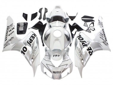Carenados Moto Honda CBR1000RR 2006-2007 - Blanco Plata Negro Repsol Fábrica