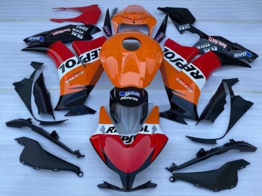 Carenado Moto Honda CBR1000RR 2012-2016 - Naranja Blanco Rojo Negro Brillante Repsol Fábrica