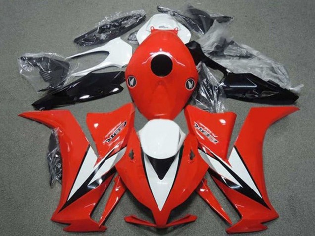 Carenados Moto Honda CBR1000RR 2012-2016 - Blanco Rojo Negro Brillante Raya Fábrica