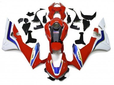 Carenados Moto Honda CBR1000RR 2017-2023 - Blanco Rojo Azul Oro Fábrica