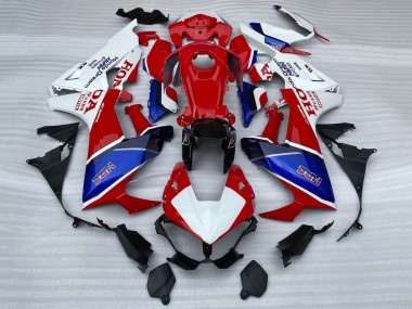 Carenados Moto Honda CBR1000RR 2017-2023 - Blanco Rojo Azul HRC Fábrica