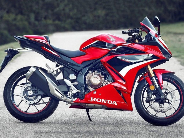 Carenados Moto Honda CBR500R 2019-2021 - Rojo Blanco Negro Brillante OEM Estilo Fábrica