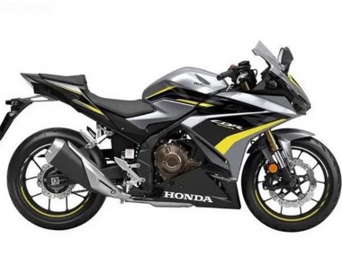 Carenados Moto Honda CBR500R 2019-2021 - Plata Negro Brillante Amarillo Fábrica