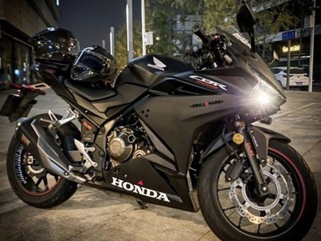 Carenados Moto Honda CBR500R 2022-2023 - Negro Mate Blanco Rojo Fábrica