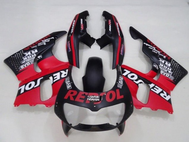 Carenados Moto Honda CBR900RR 893 1994-1995 - Rojo Negro Mate Blanco Repsol Fábrica