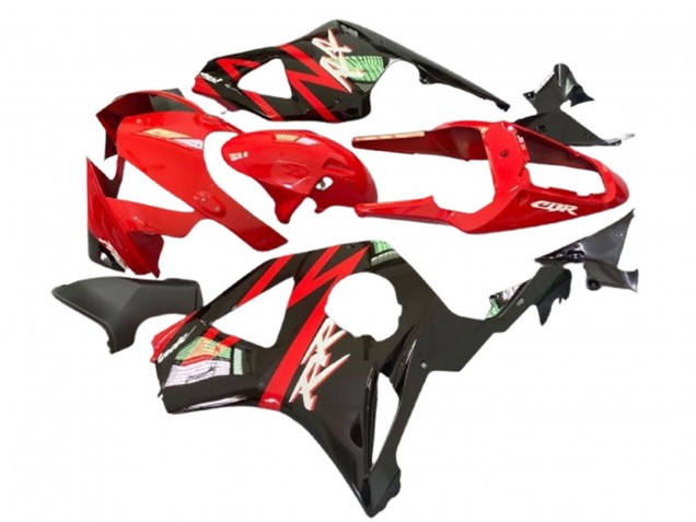 Carenados Moto Honda CBR900RR 929 2000-2001 - Rojo Negro Mate Negro Brillante Fábrica