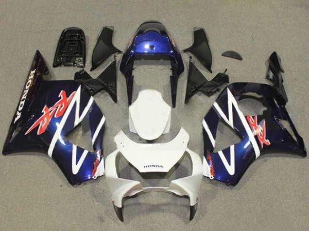 Carenados Moto Honda CBR900RR 954 2002-2003 - Azul Blanco Negro Brillante Fábrica