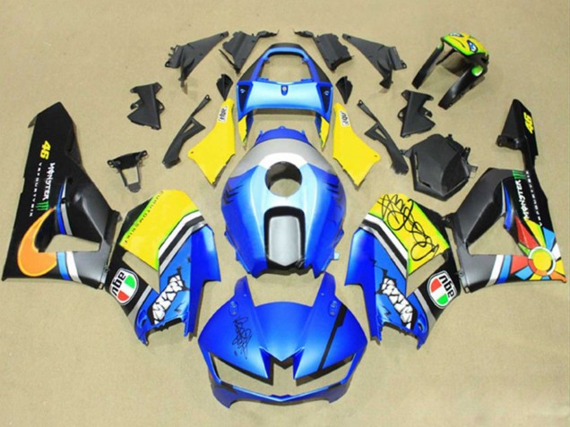 Carenados Moto Honda CBR600RR 2013-2026 - Azul Amarillo Negro Mate Verde Monstruo Fábrica