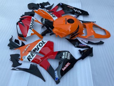 Carenado Moto Honda CBR600RR 2013-2023 - Naranja Blanco Rojo Negro Brillante Repsol Fábrica