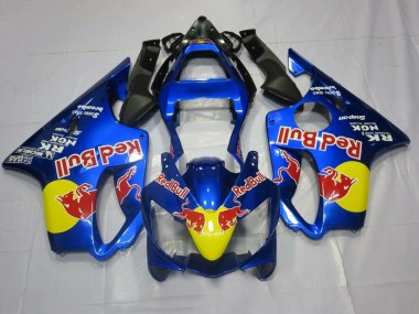 Carenados Moto Honda CBR600 F4i 2001-2003 - Azul Amarillo Rojo Bull Fábrica