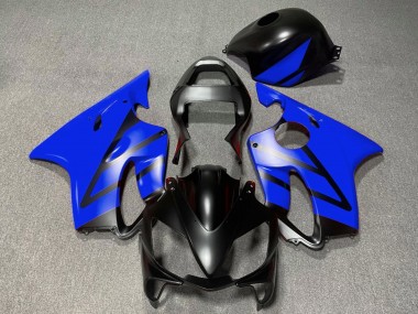 Carenados Moto Honda CBR600 F4i 2001-2003 - Azul Negro Mate Fábrica