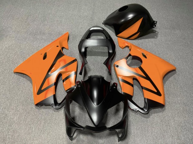 Carenados Moto Honda CBR600 F4i 2001-2003 - Naranja Negro Mate Fábrica