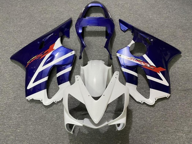 Carenados Moto Honda CBR600 F4i 2001-2003 - Blanco Azul Raya Fábrica