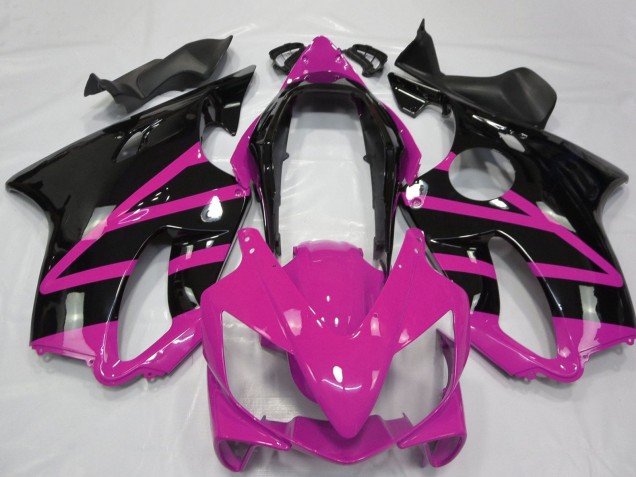 Carenado Moto Honda CBR600 F4i 2004-2007 - Rosa Negro Brillante Fábrica