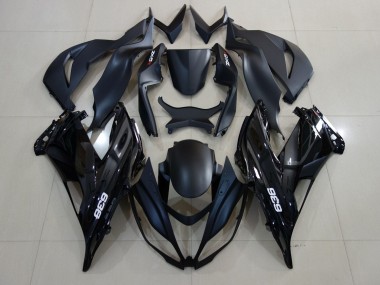 Carenados Moto Kawasaki ZX6R 2007-2008 - Negro Mate Negro Brillante Blanco Fábrica