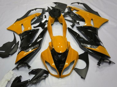 Carenados Moto Kawasaki ZX6R 2007-2008 - Naranja Negro Fábrica