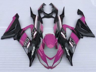 Carenados Moto Kawasaki ZX6R 2013-2018 - Rosa Negro Blanco Fábrica