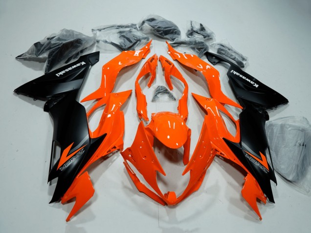 Carenados Moto Kawasaki ZX6R 2019-2022 - Naranja Negro Mate Fábrica