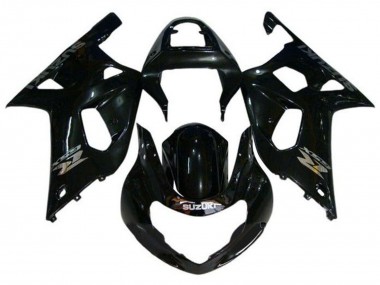 Carenados Moto Suzuki GSXR1000 2000-2002 - Negro Brillante Chrome Fábrica