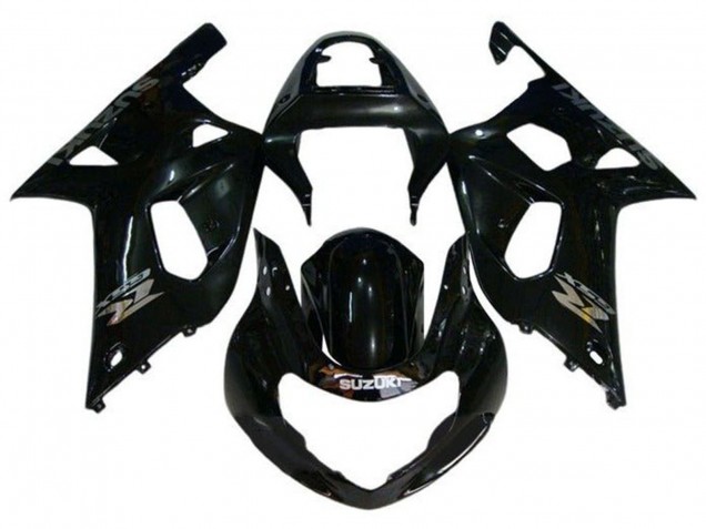 Carenados Moto Suzuki GSXR1000 2000-2002 - Negro Brillante Chrome Fábrica