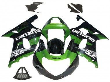 Carenados Moto Suzuki GSXR1000 2000-2002 - Verde Negro Brillante Gris Blanco Fábrica