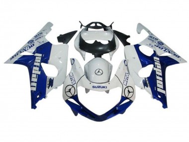 Carenados Moto Suzuki GSXR1000 2000-2002 - Blanco Azul Jordan Dunlop Fábrica