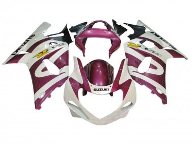 Carenados Moto Suzuki GSXR1000 2000-2002 - Blanco Púrpura Amarillo Fábrica