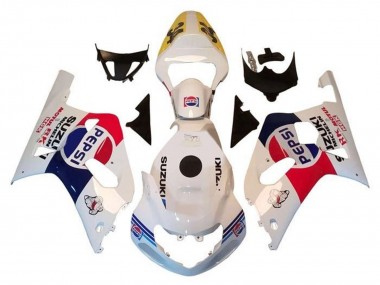 Carenados Moto Suzuki GSXR1000 2000-2002 - Blanco Rojo Azul Pepsi Fábrica
