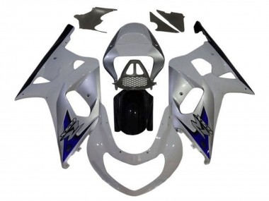 Carenados Moto Suzuki GSXR1000 2000-2002 - Blanco Plata Azul Negro Fábrica