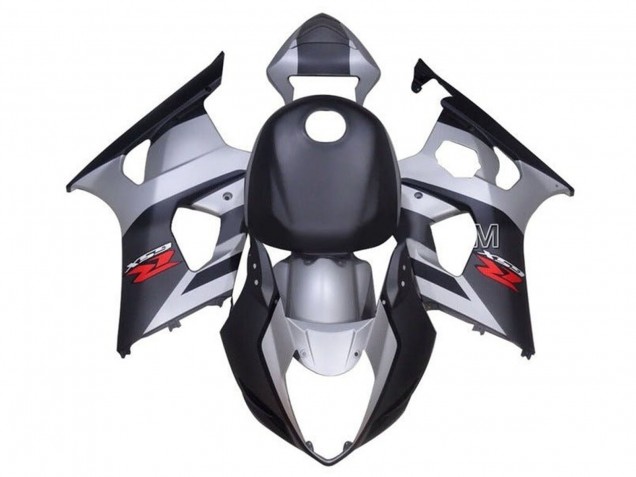 Carenados Moto Suzuki GSXR 1000 2003-2004 - Plata Gris Negro Rojo Fábrica