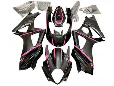 Carenados Moto Suzuki GSXR 1000 2005-2006 - Negro Brillante Negro Mate Rosa Fábrica