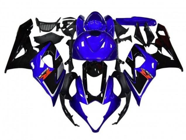 Carenados Moto Suzuki GSXR 1000 2005-2006 - Azul Negro Blanco Raya Fábrica