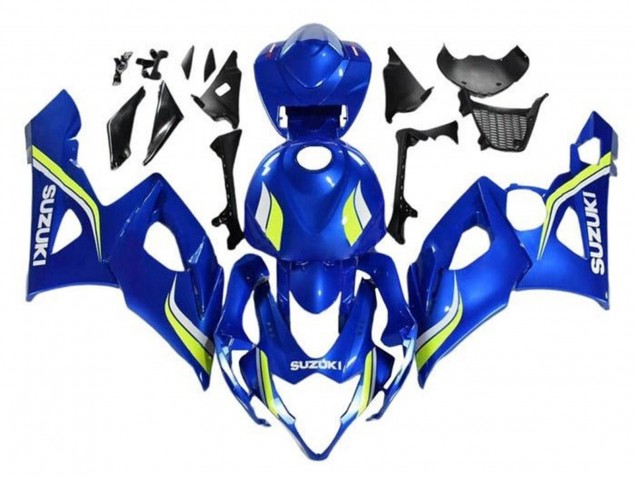 Carenados Moto Suzuki GSXR 1000 2005-2006 - Azul Amarillo Blanco Fábrica