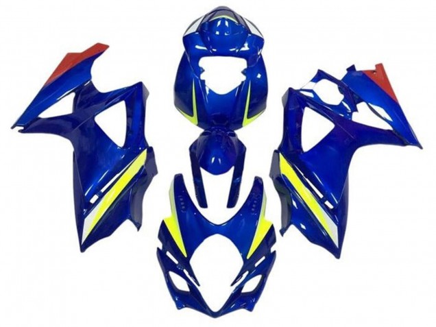 Carenados Moto Suzuki GSXR 1000 2005-2006 - Azul Amarillo Rojo Fábrica