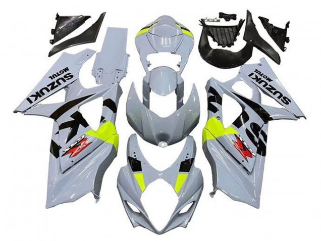 Carenados Moto Suzuki GSXR 1000 2005-2006 - Gris Negro Neon Amarillo Rojo Fábrica