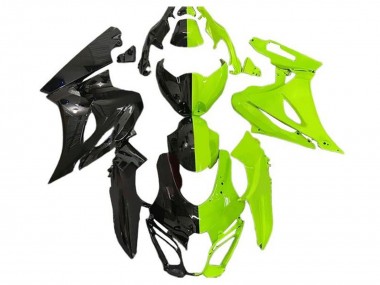 Carenados Moto Suzuki GSXR1000 2017-2024 - Negro Neon Verde Fábrica
