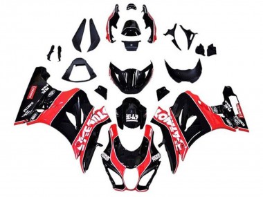Carenados Moto Suzuki GSXR1000 2017-2024 - Negro Brillante Rojo Blanco Pinstripe Fábrica
