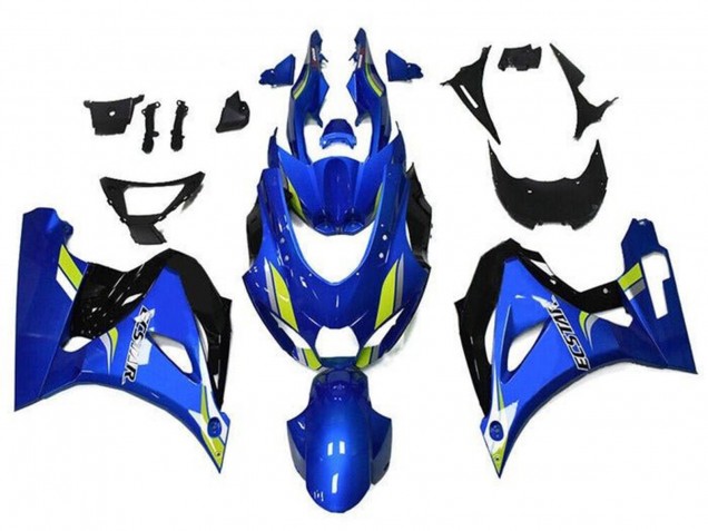 Carenados Moto Suzuki GSXR1000 2017-2024 - Azul Verde Negro Ecstar Fábrica